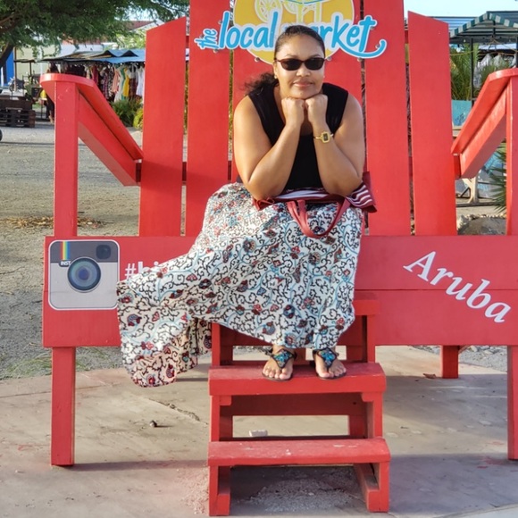 COLDWATER CREEK BOHEMIAN MAXI SKIRT - Picture 8 of 8